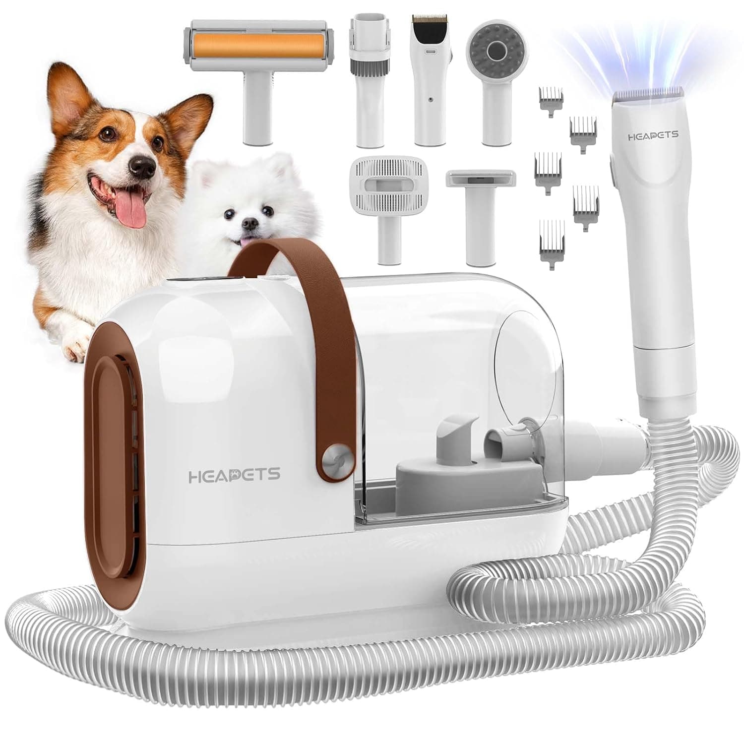 Dog Grooming Vacuum Kit - 3L Vacuum with 7 Tools