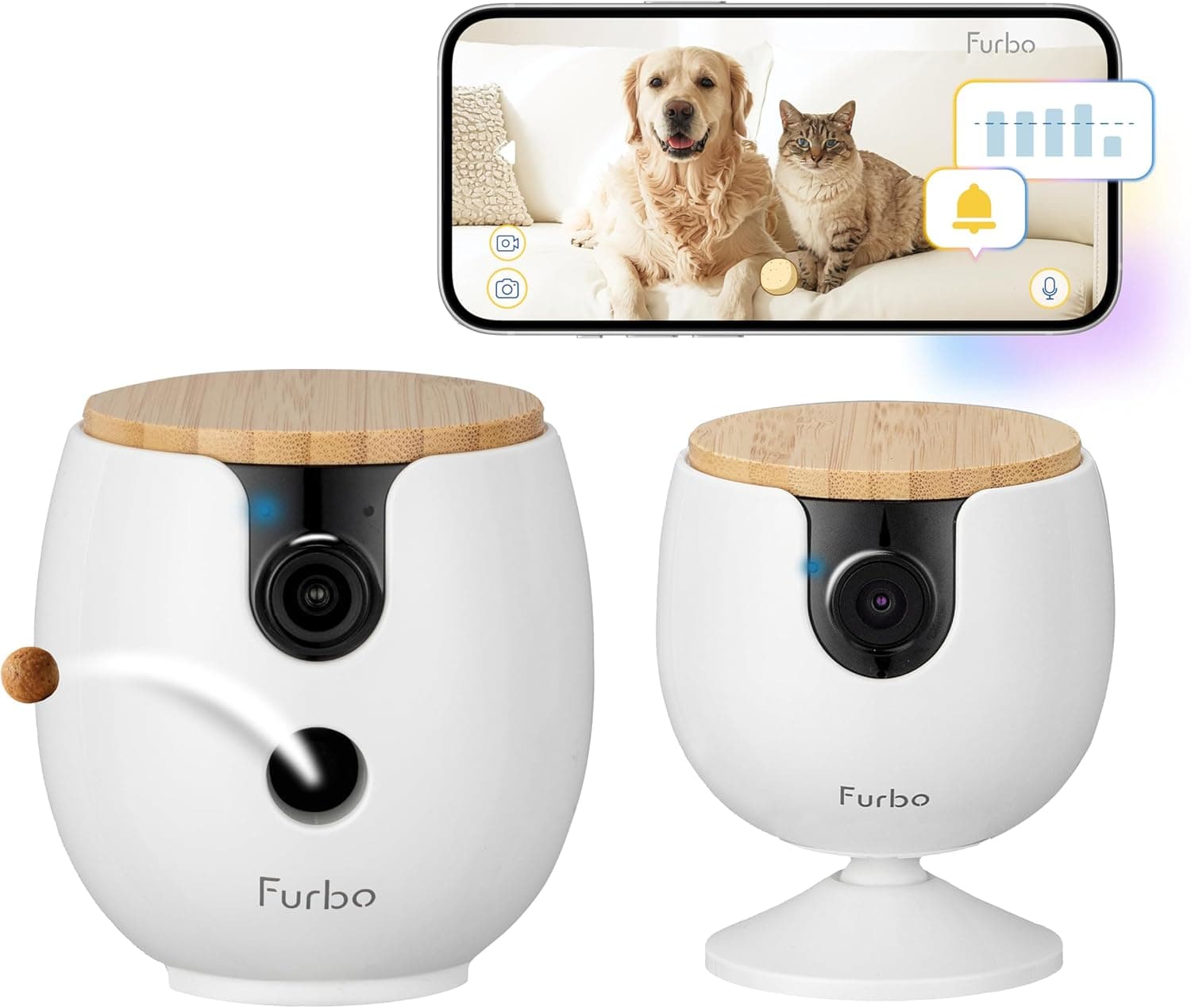 Furbo (2-Camera Bundle Nanny Pro Subscription): Pet Safety Alerts