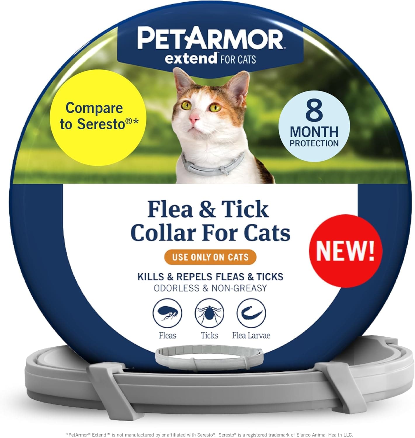 PetArmor Extend Cat Flea and Tick Treatment & Prevention Collar for Cats