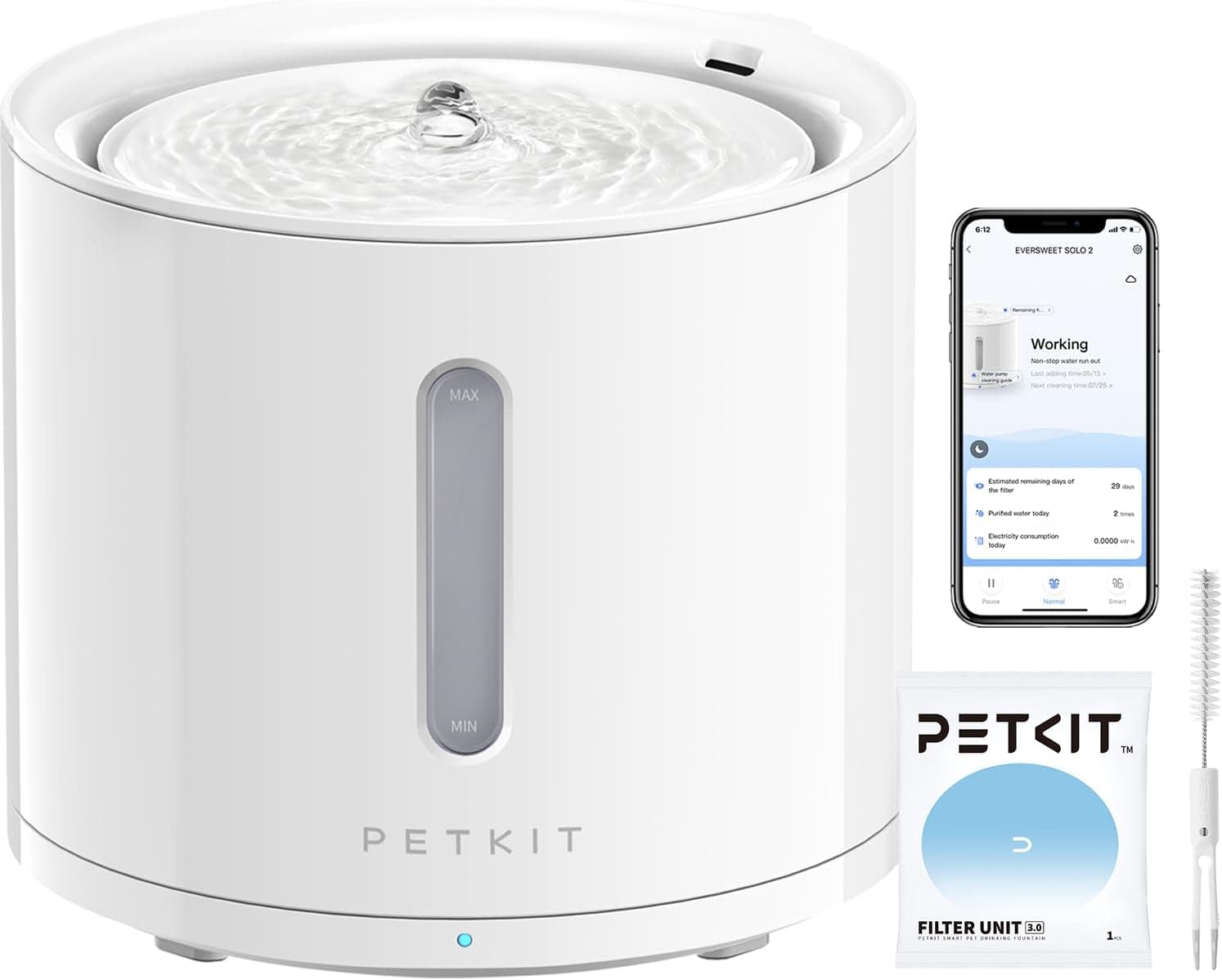 PETKIT EVERSWEET Solo 2 Cat Water Fountain with Pump