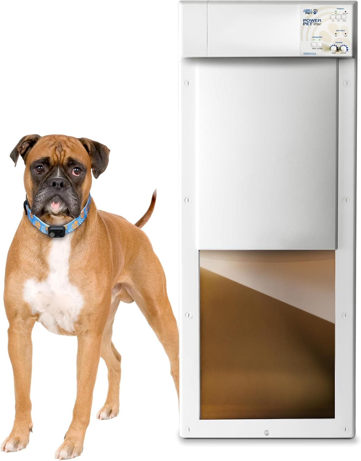Power Pet Automatic Electronic Pet Door by High Tech Pet - Pet Operated Dog Door